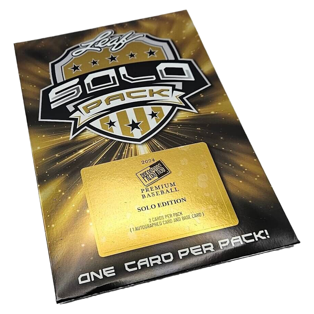 Baseball Solo Pack 2024 Leaf Press Pass Premium Ravli