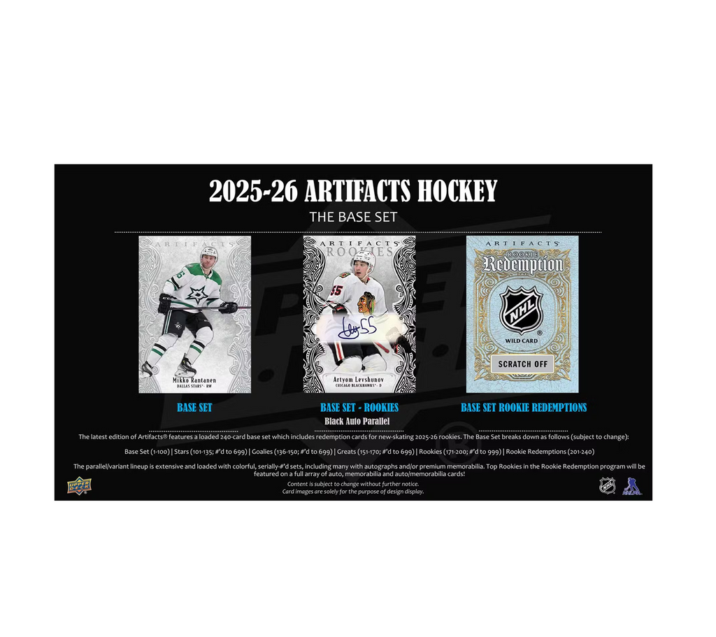 2025-26UpperDeckArtifactsHockeyHobbyBox2