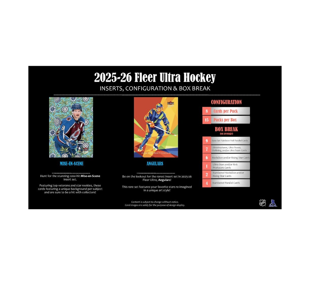 2025-26UpperDeckFleerUltraHockeyHobbyBox2