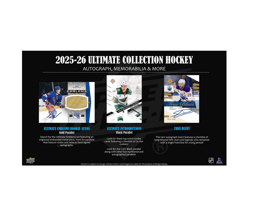 2025-26UpperDeckUltimateCollectionHockeyHobbyBox4-1