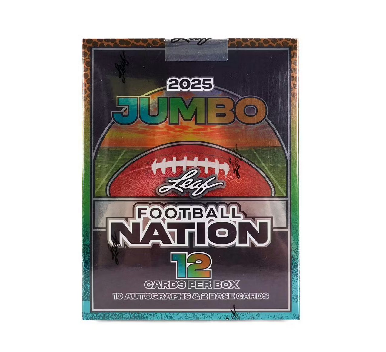 2025LeafFootballNationHobbyJumboBox