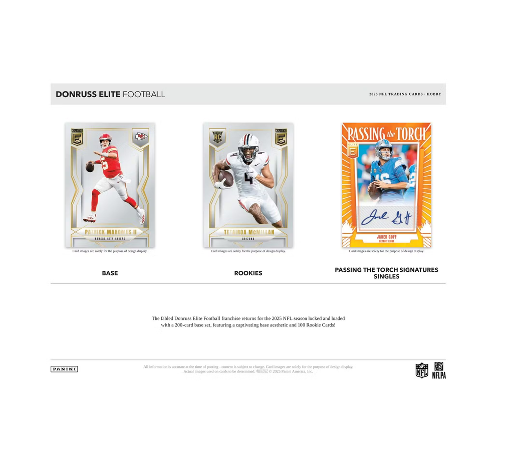 2025PaniniDonrussEliteFootballHobbyBox2