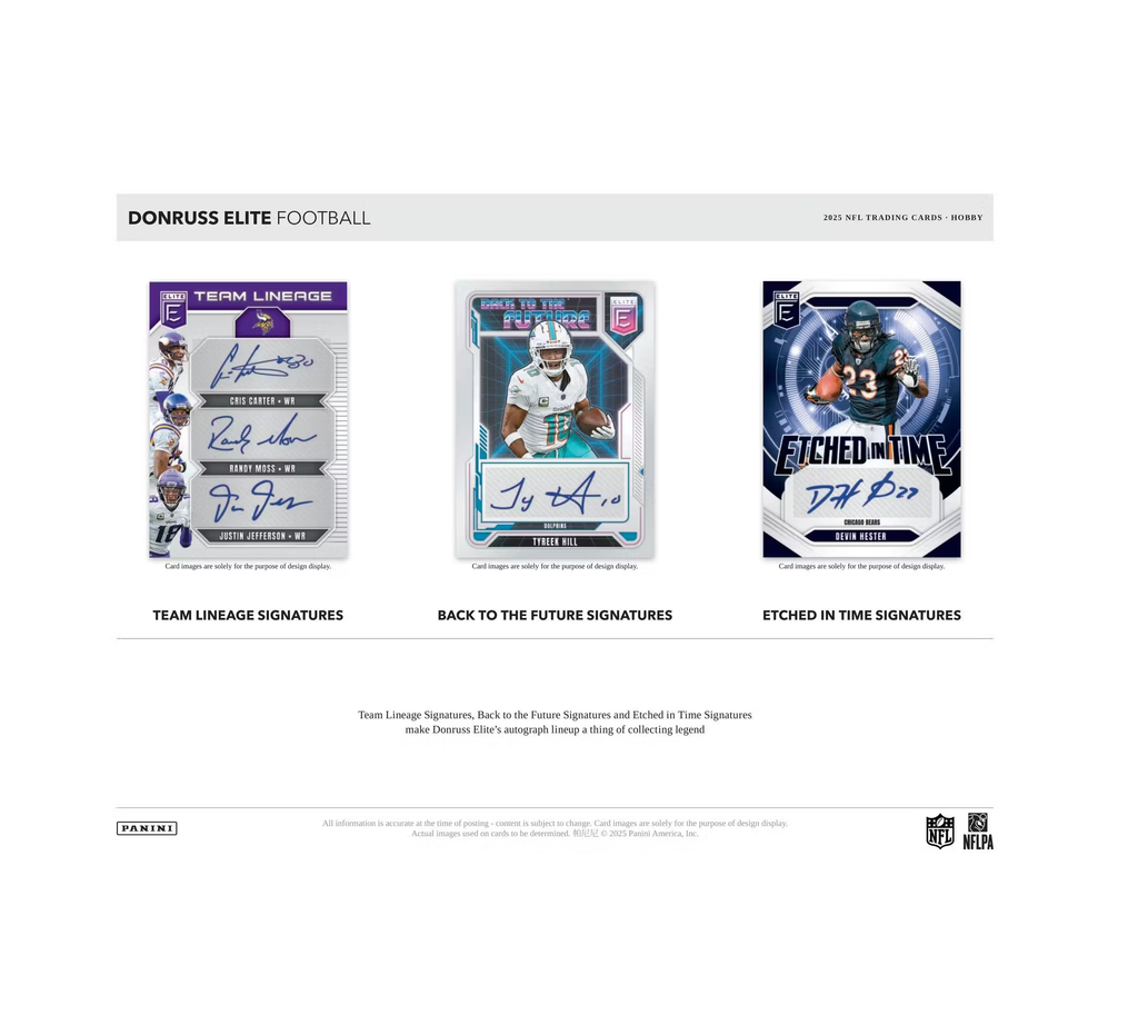 2025PaniniDonrussEliteFootballHobbyBox3