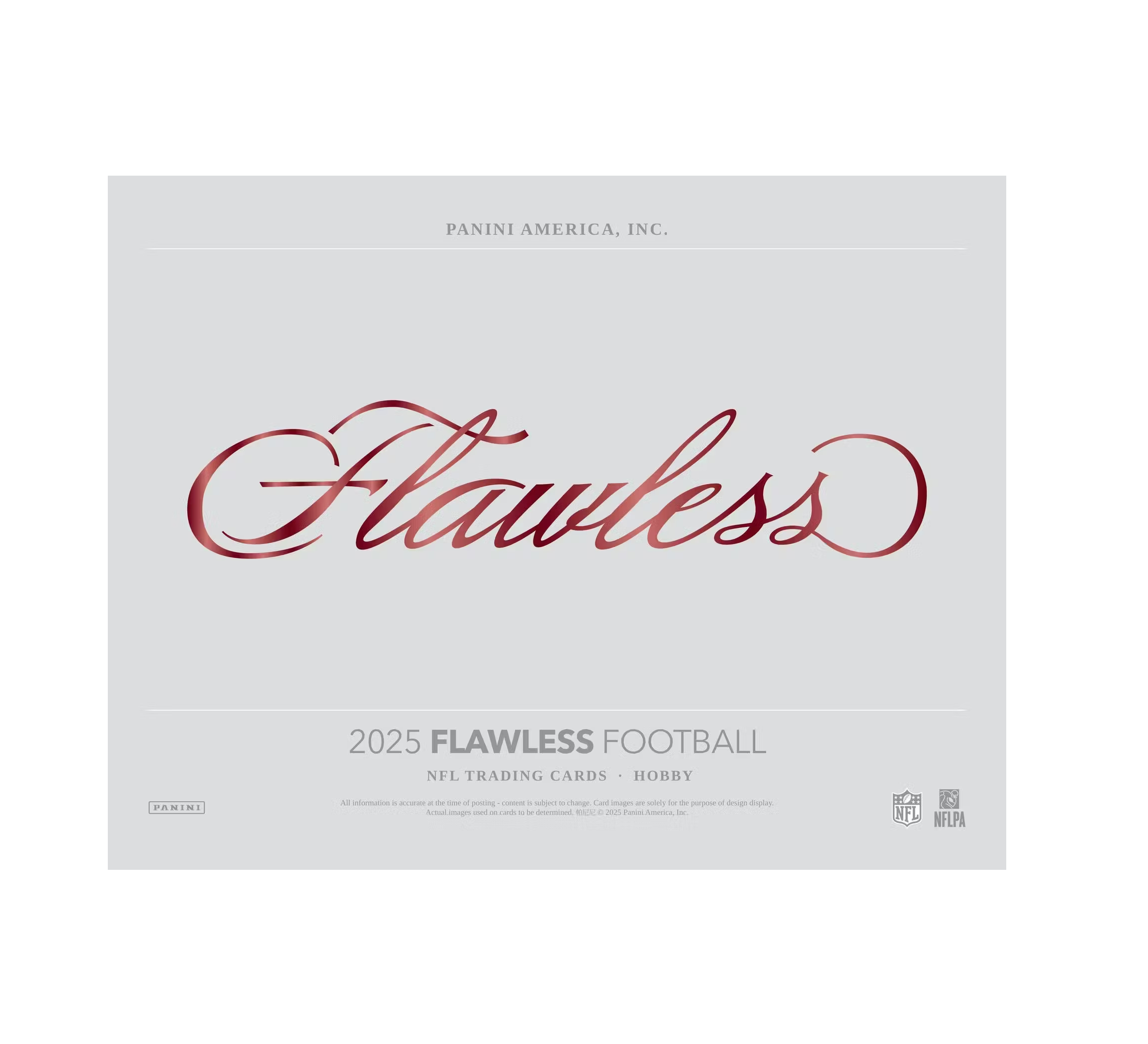 2025PaniniFlawlessFootballHobbyBox1