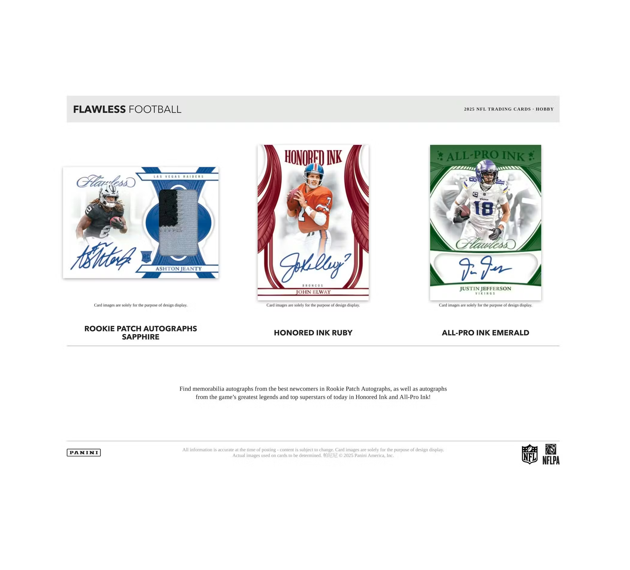 2025PaniniFlawlessFootballHobbyBox3