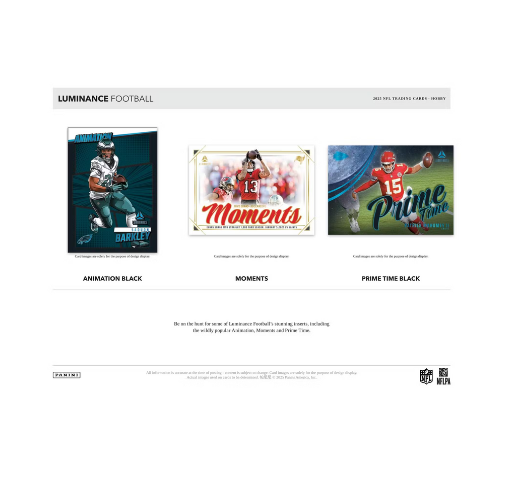 2025PaniniLuminanceFootballHobby5