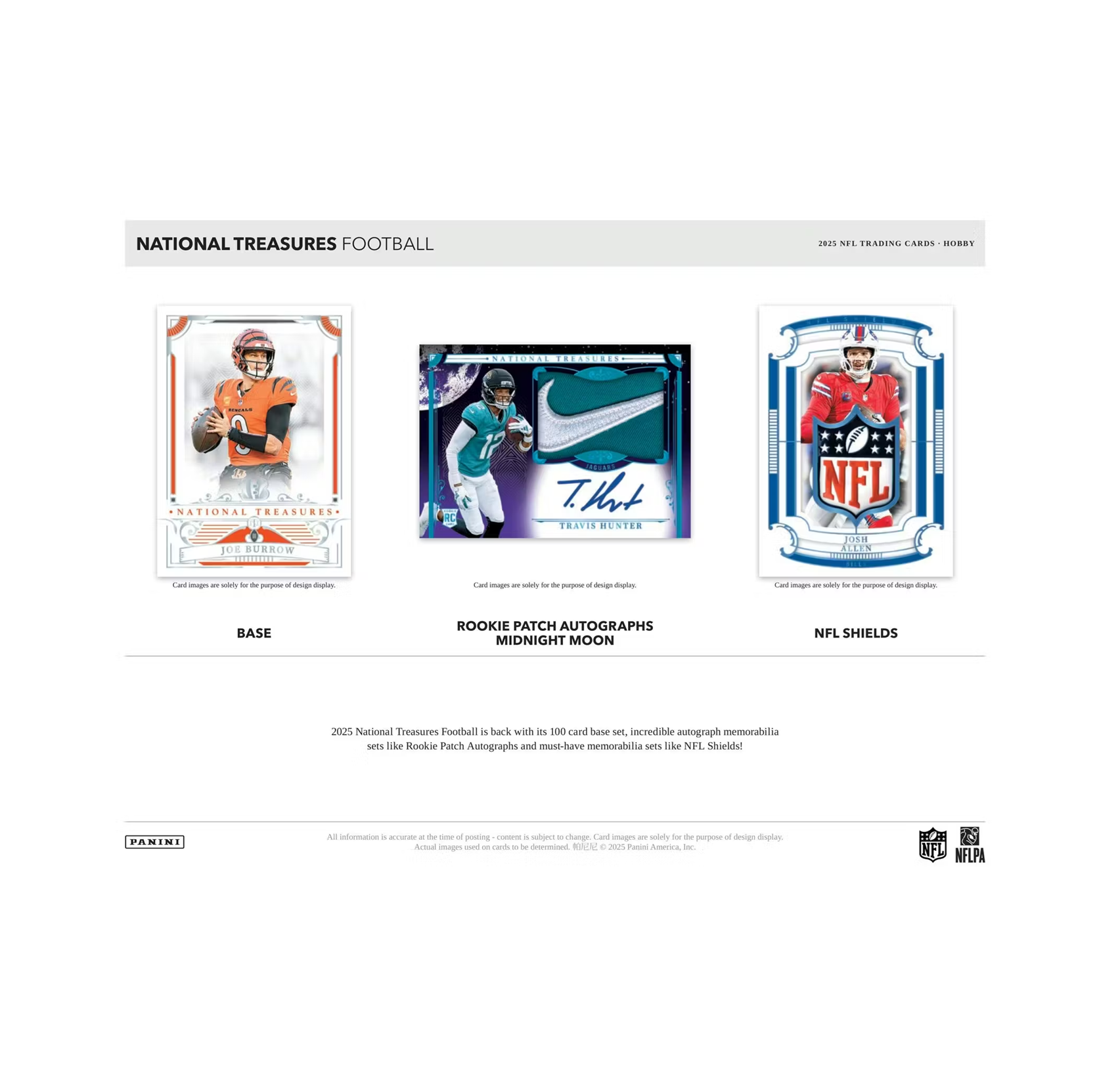 2025PaniniNationalTreasuresFootballHobbyBox3