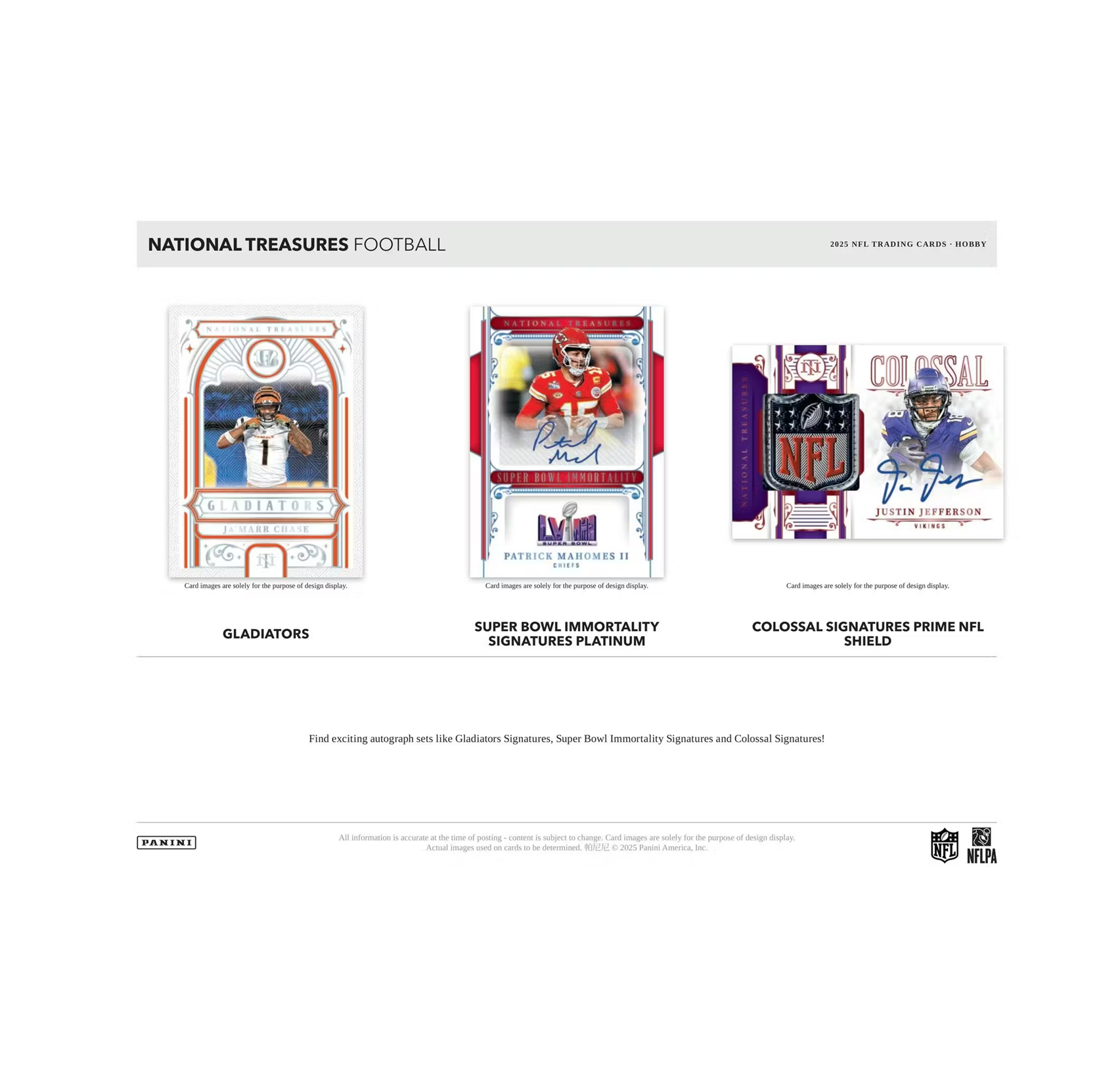 2025PaniniNationalTreasuresFootballHobbyBox4