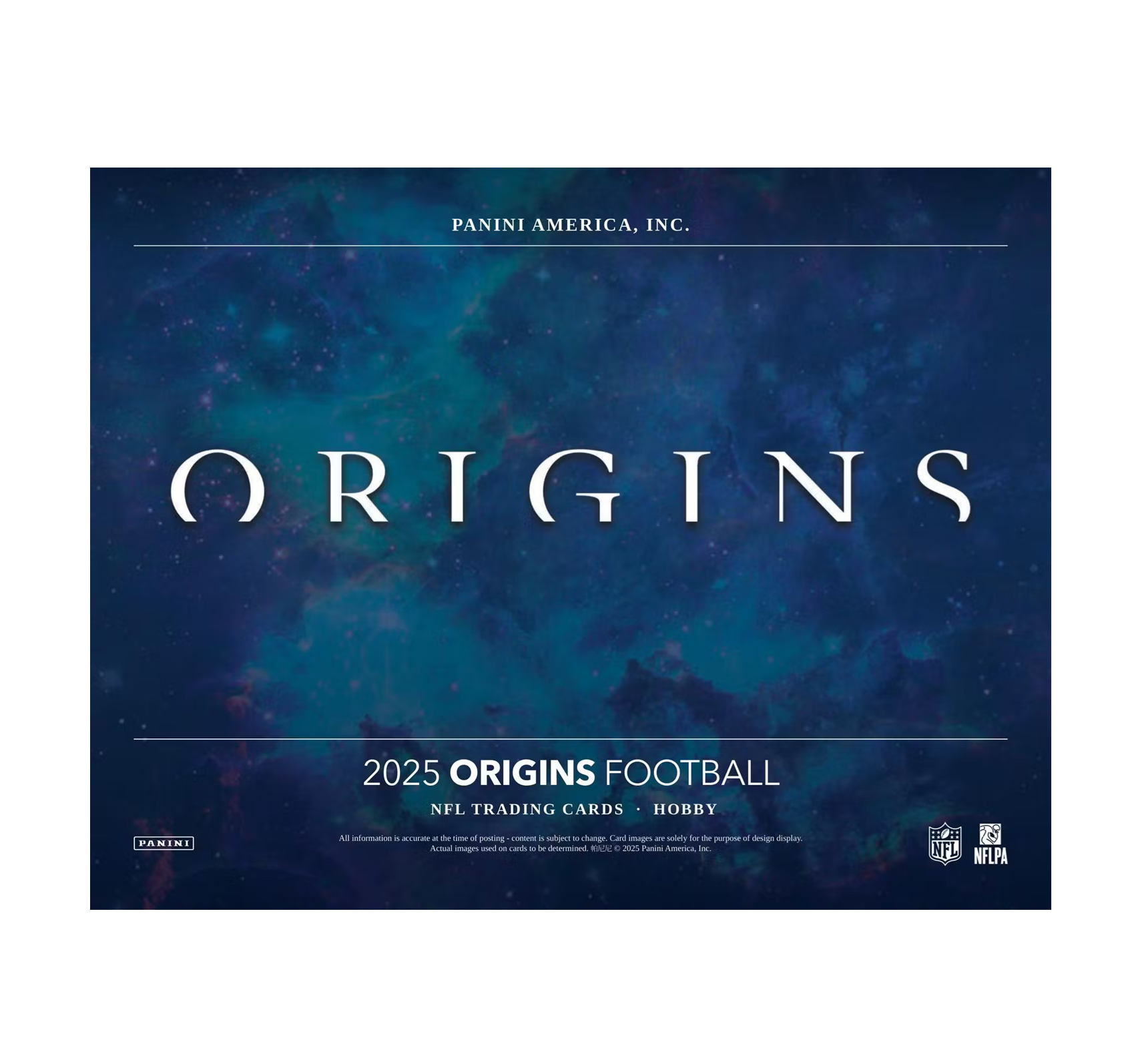 2025PaniniOriginsFootballHobbyBox2