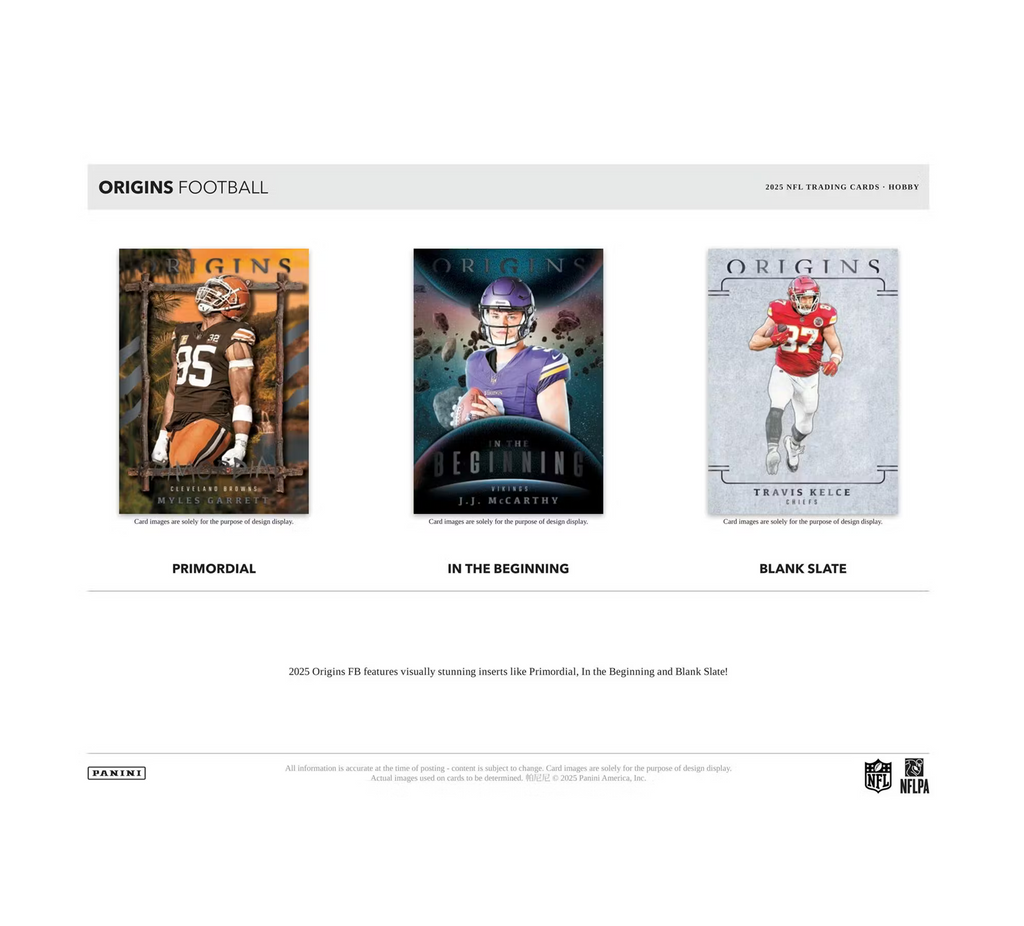 2025PaniniOriginsFootballHobbyBox5