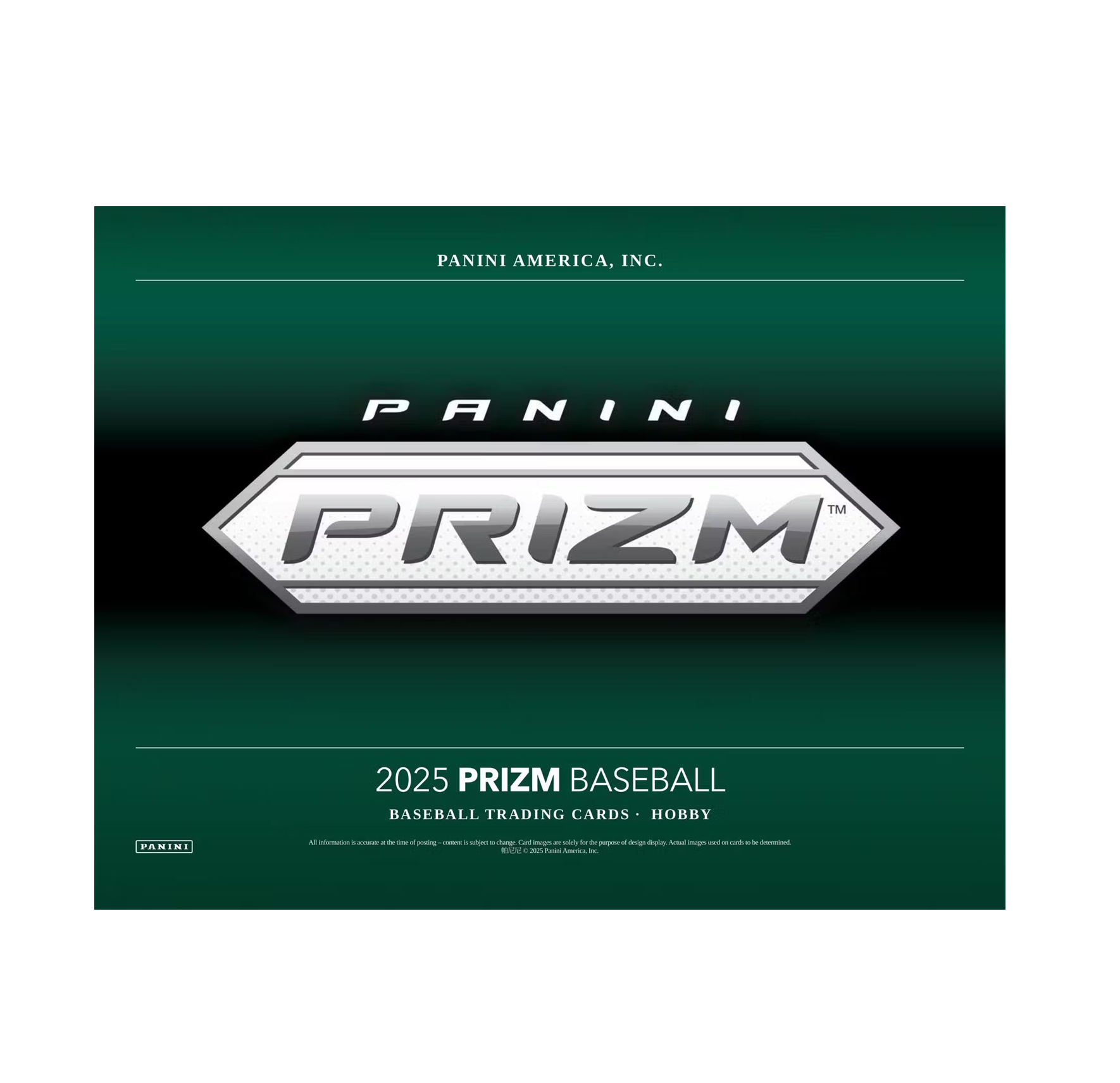 2025PaniniPrizmBaseballHobbyBox2