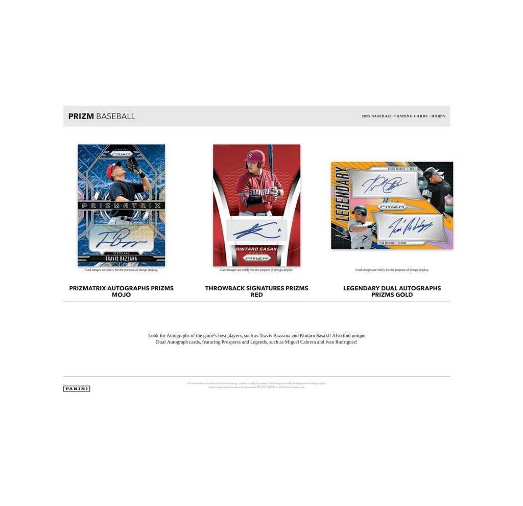 2025PaniniPrizmBaseballHobbyBox5