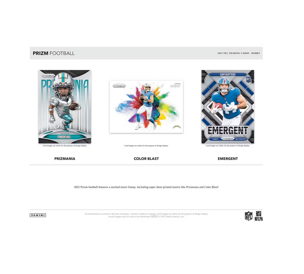2025PaniniPrizmFootballHobbyBox4-1