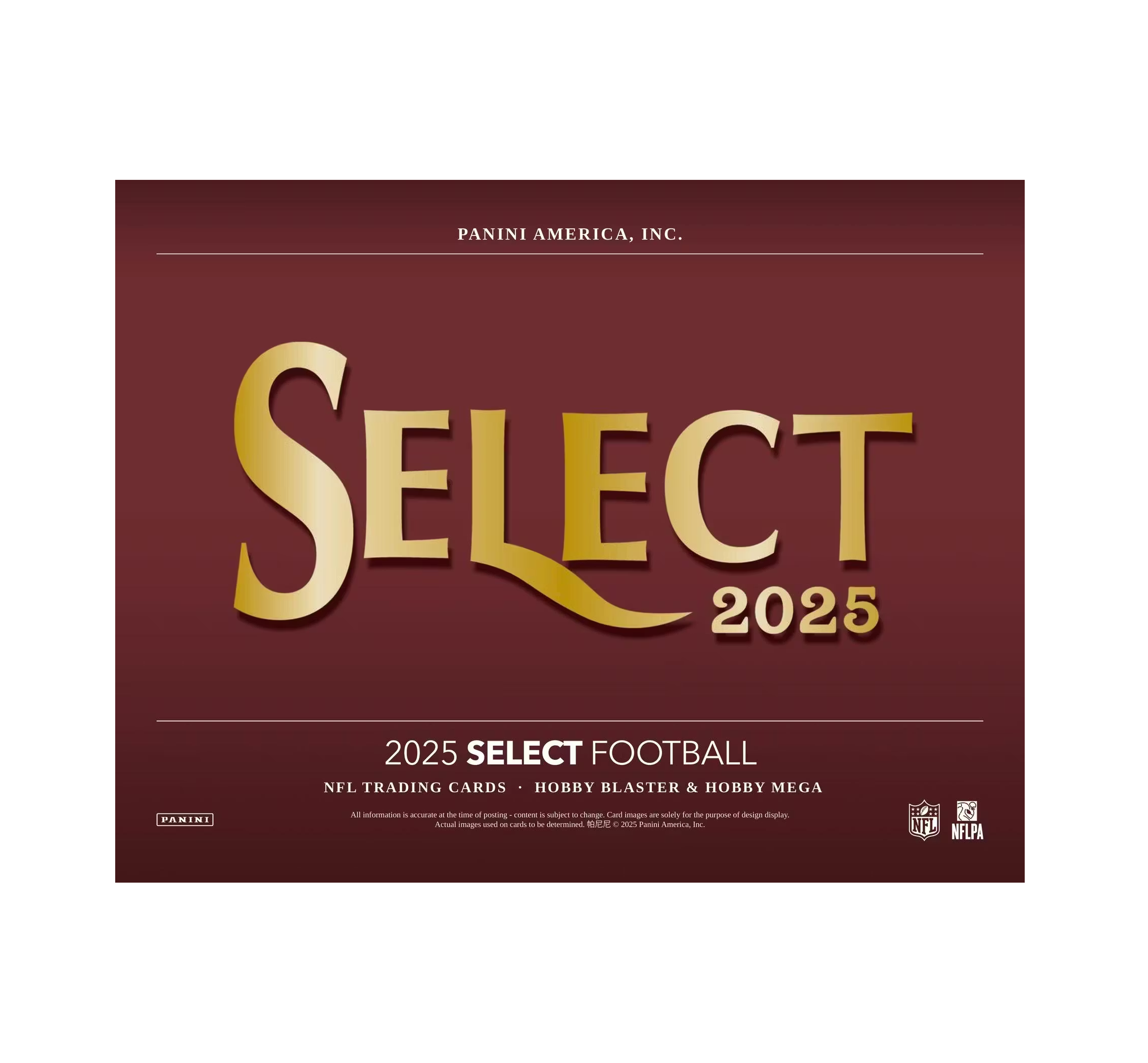 2025PaniniSelectFootballHobbyMegaBox1