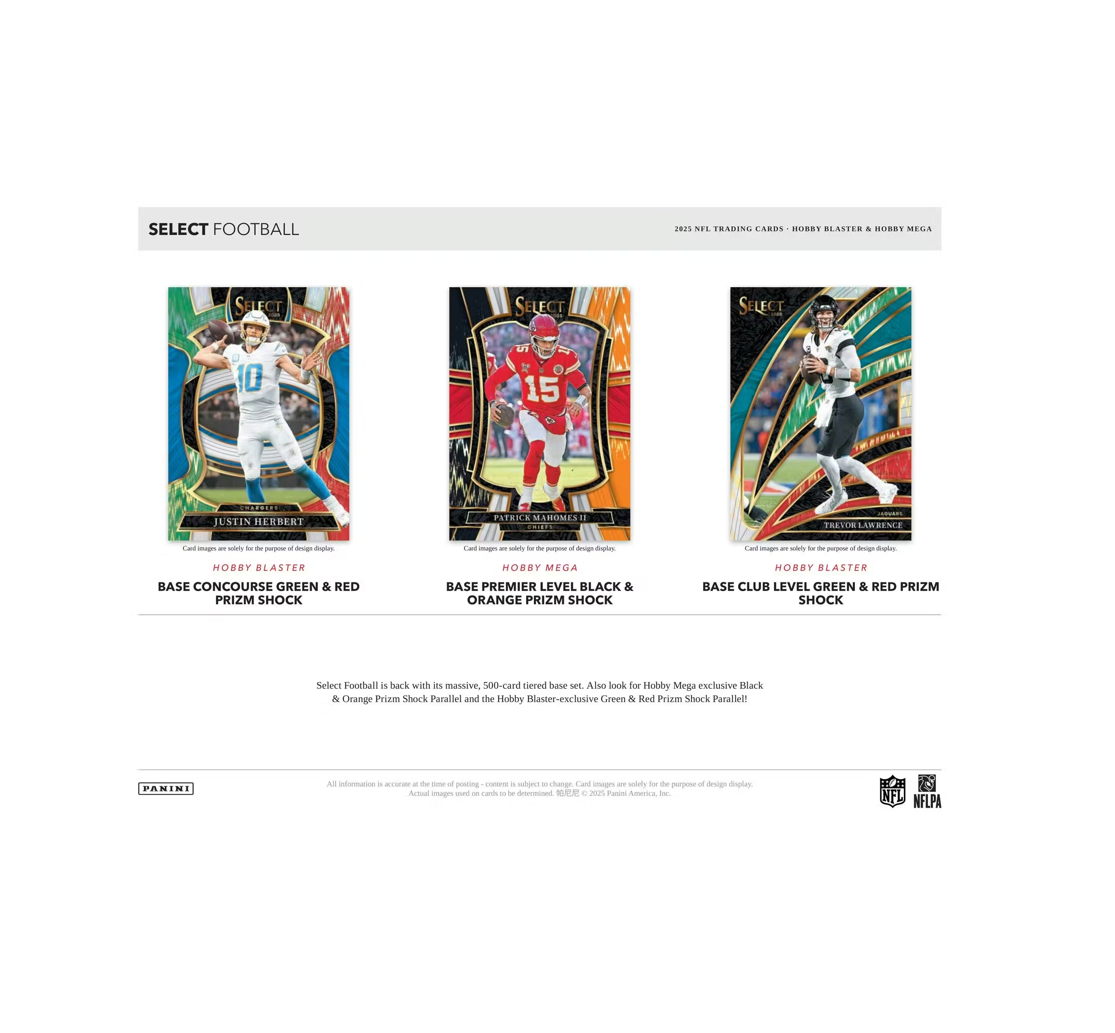 2025PaniniSelectFootballHobbyMegaBox2