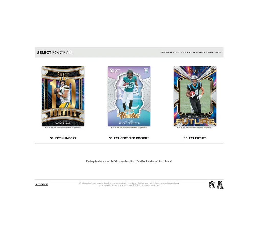 2025PaniniSelectFootballHobbyMegaBox4