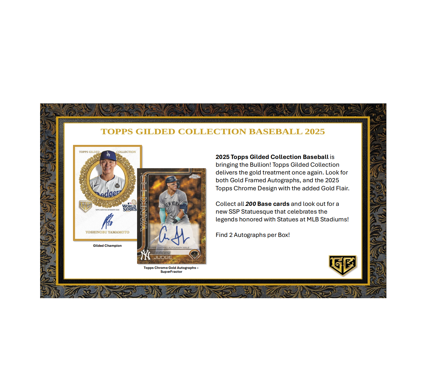 2025ToppsGildedCollectionBaseballHobbyBox2