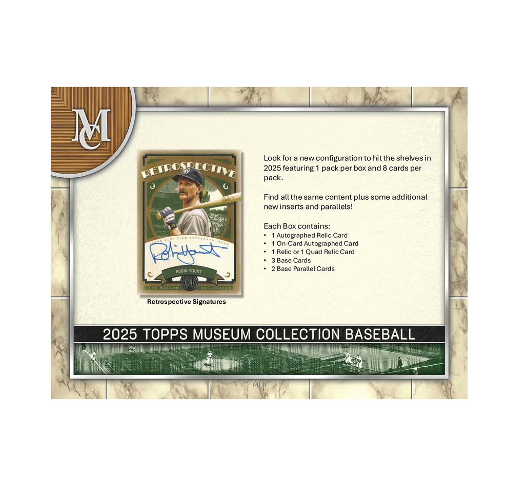 2025ToppsMuseumCollectionBaseballHobbyBox2