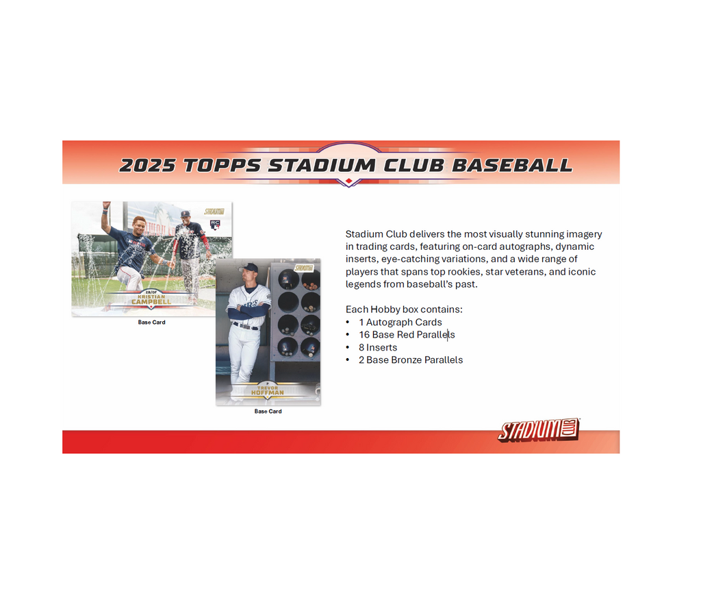 2025ToppsStadiumClubBaseballHobbyBox1