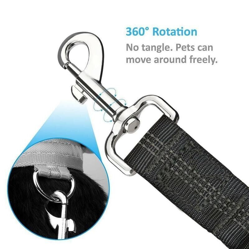 Pet Car Seat Belt 2-Pack Adjustable