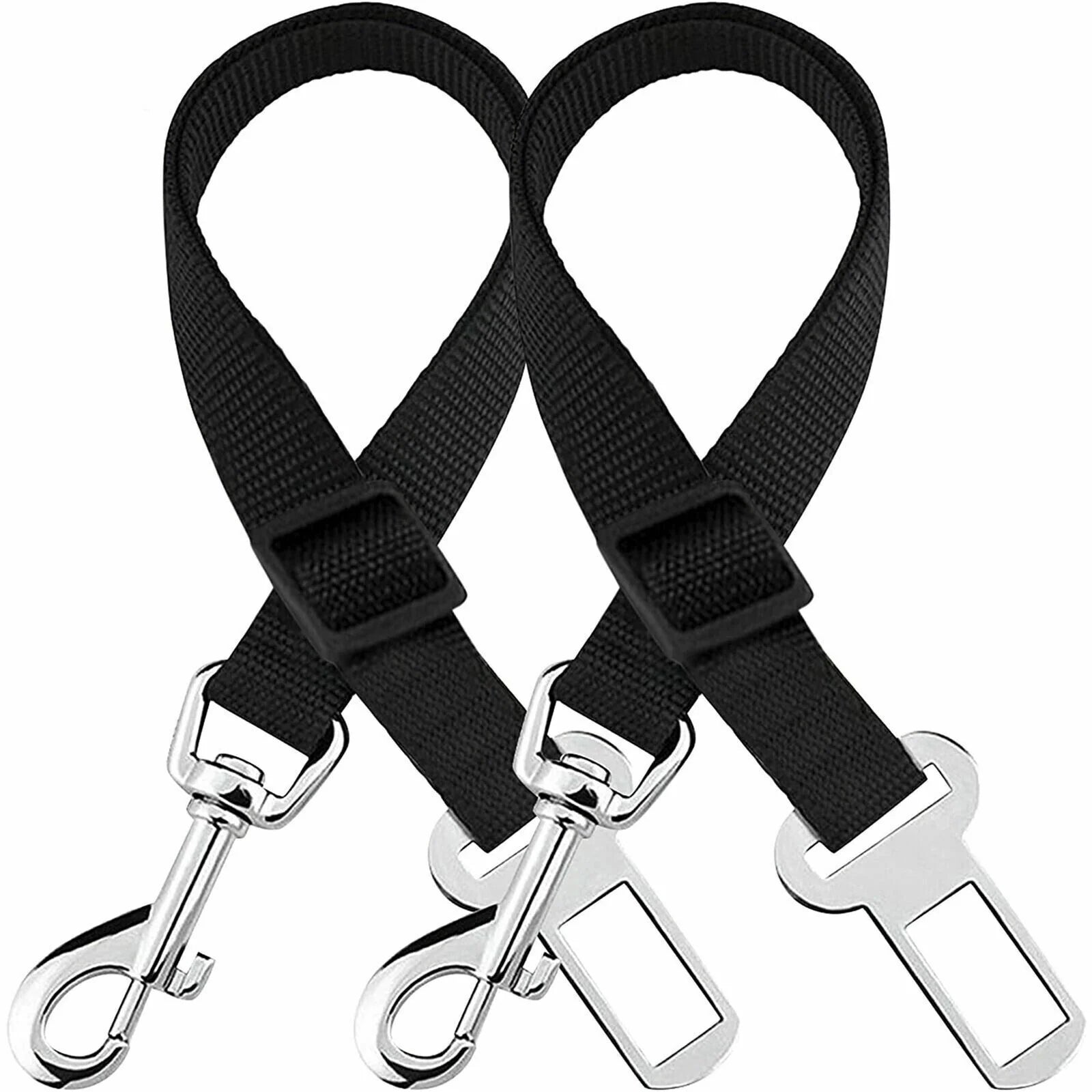 Pet Car Seat Belt 2-Pack Adjustable