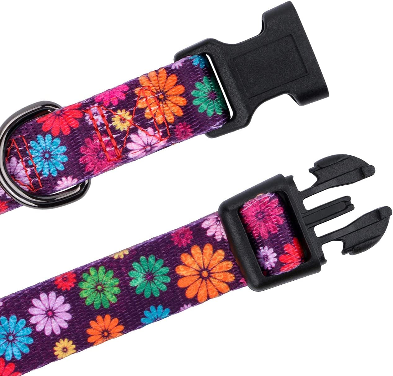 Daisy Floral Dog Collar Large