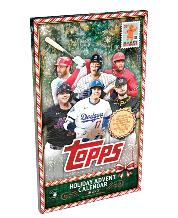 Baseball Advent Calendar 2025 Topps Holiday by Ravli