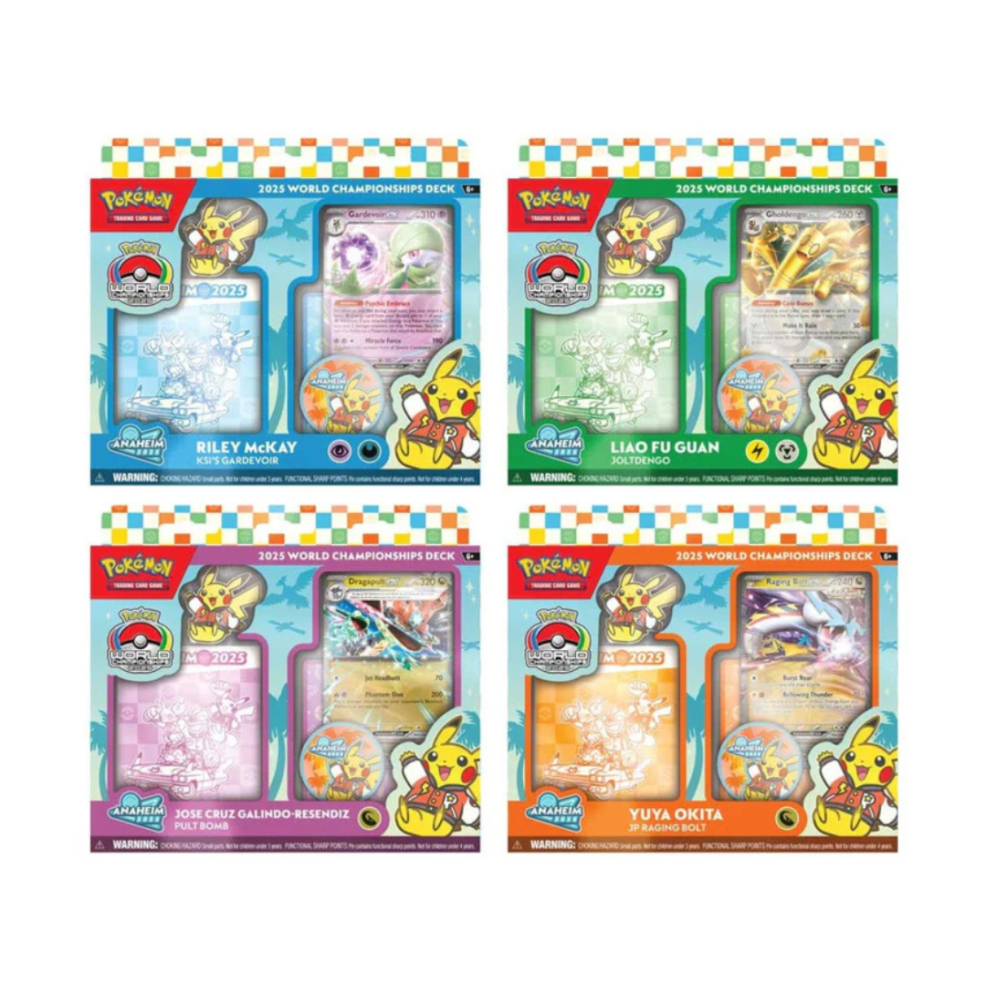 Pokemon - World Championship Decks 2025 - Bundle of 4