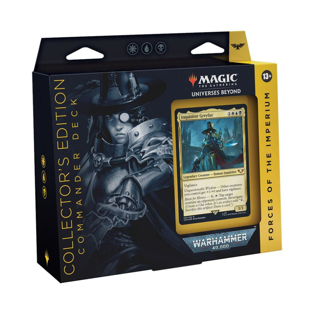 MTG - WARHAMMER 40,000 COMMANDER DECK -  Forces of the Imperium Commander Deck (Collector's Edition)