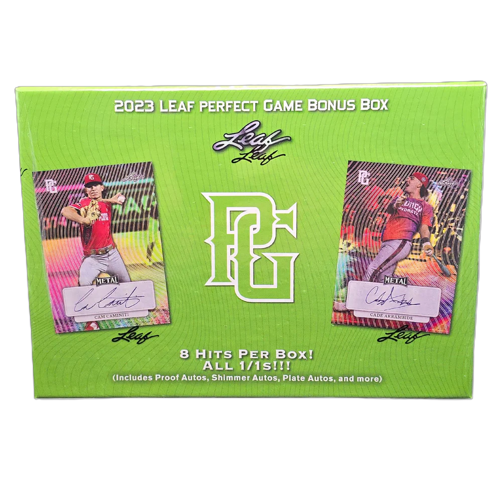 2023 Leaf Perfect Game Baseball Bonus Box Ravli