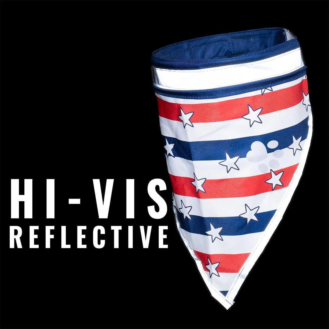 Reflective Pet Bandana 2-Pack Medium