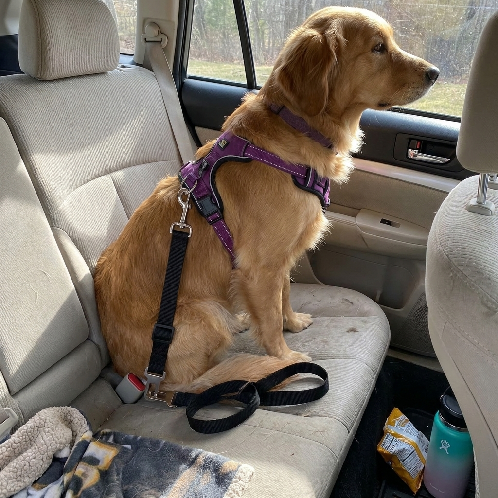 Pet Car Seat Belt 2-Pack Adjustable