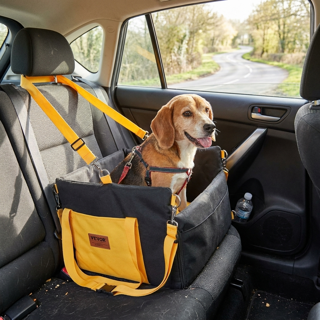Dog Booster Car Seat Small Black Ravli