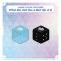 hololive OFFICIAL CARD GAME Official Dice Light Blue ＆ Black (Set of 2)