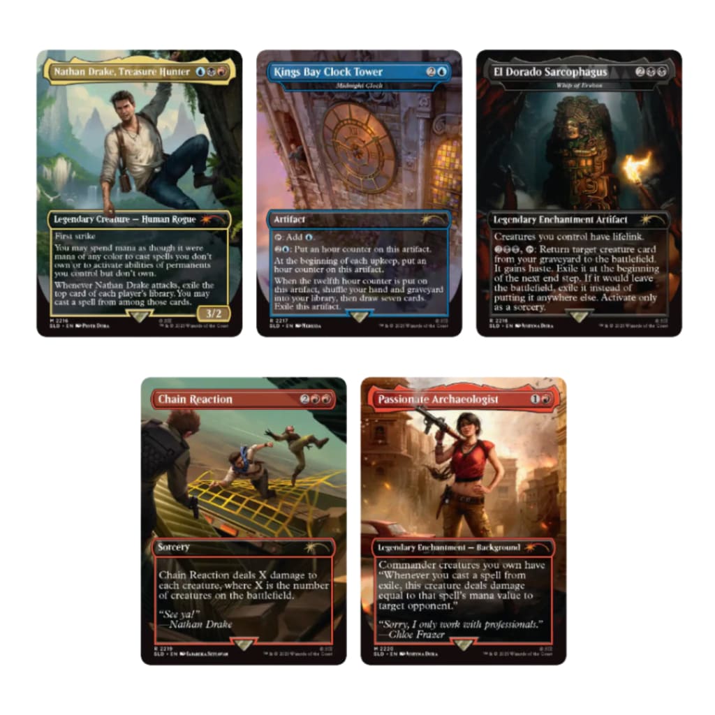 Magic: the Gathering Secret Lair - Playstation Super Drop - Uncharted: Saga of Thieves (Non-Foil)