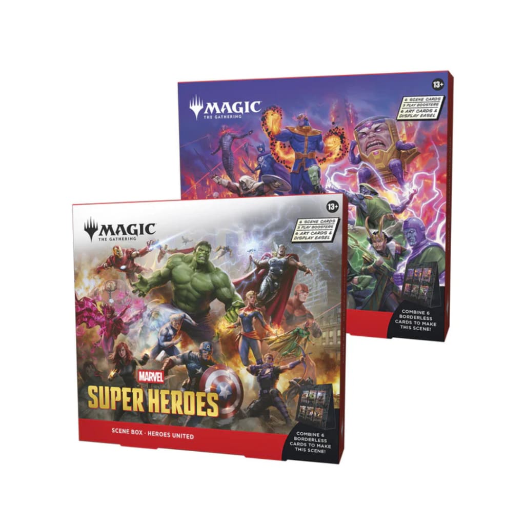 MTG - Universes Beyond: Marvel Super Heroes - Scene Box - Set of 2