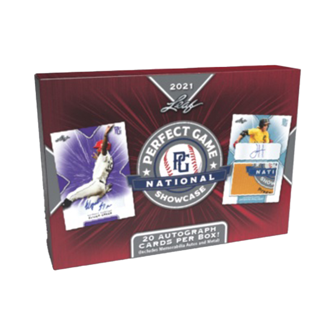 2021 Leaf Perfect Game National Showcase Hobby Box Ravli