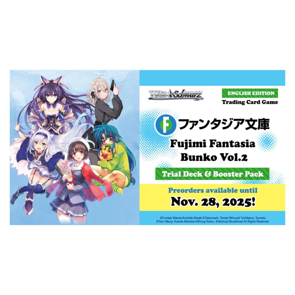 Weiss Schwarz - Fujimi Fantasia Bunko Vol.2 Trial Deck