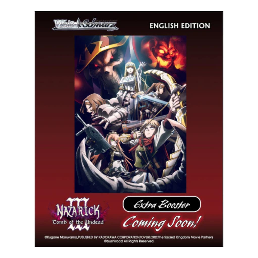 Weiss Schwarz - Nazarick Tomb Of The Undead Vol.3 Extra Booster