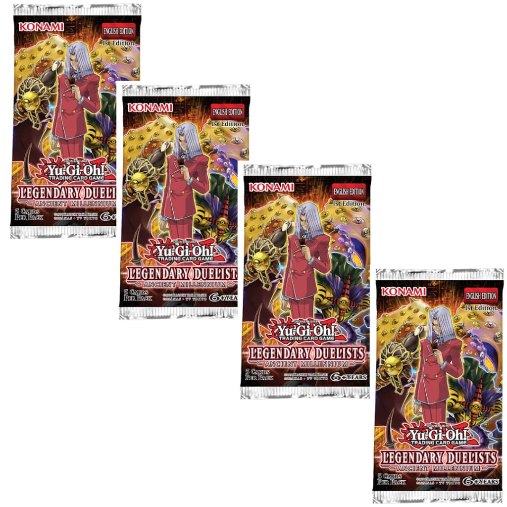 Yugioh Legendary Duelist Ancient Millenium 1st Edition Pack (24 Bundle)